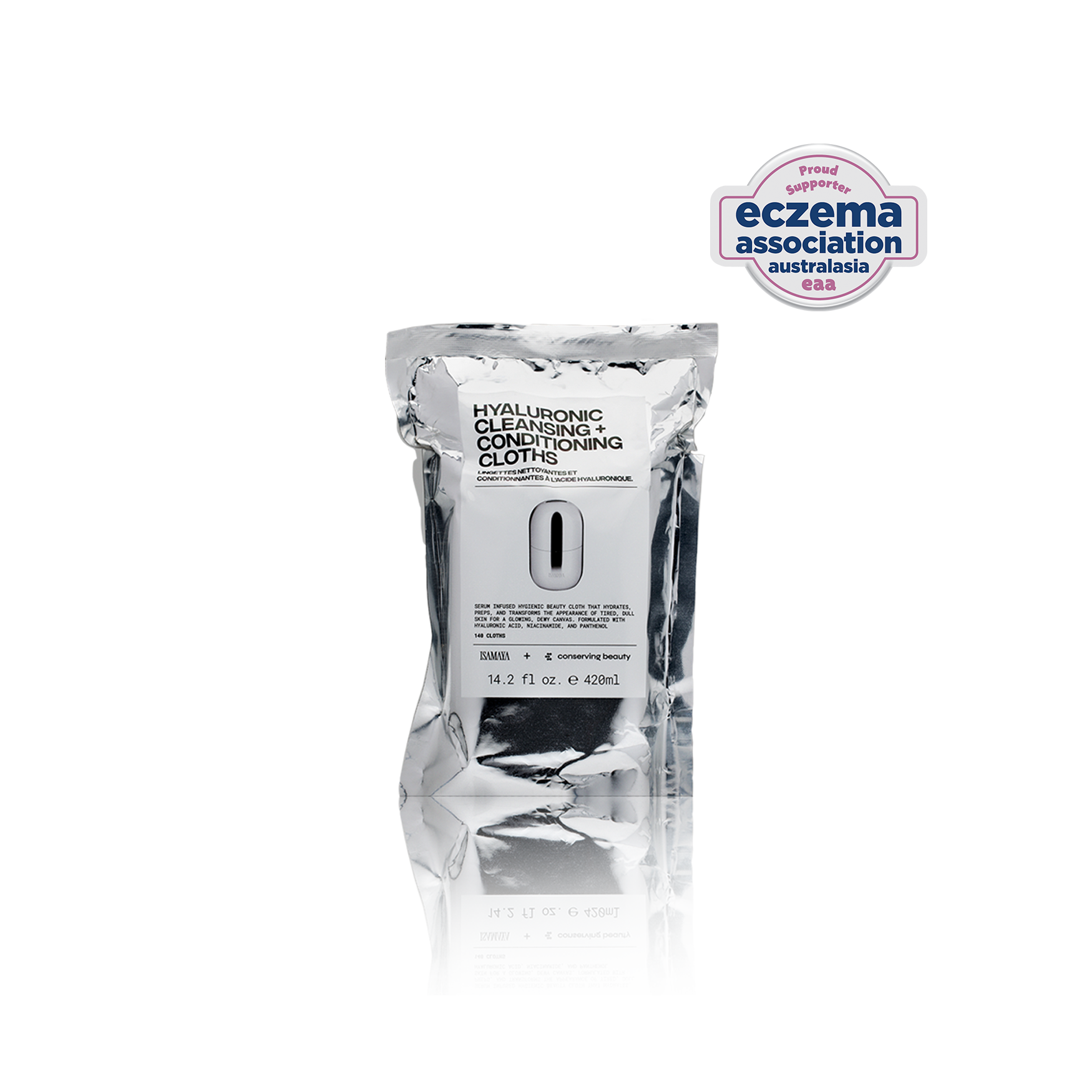 Hyaluronic Cleansing & Conditioning Cloths Refill Pouch