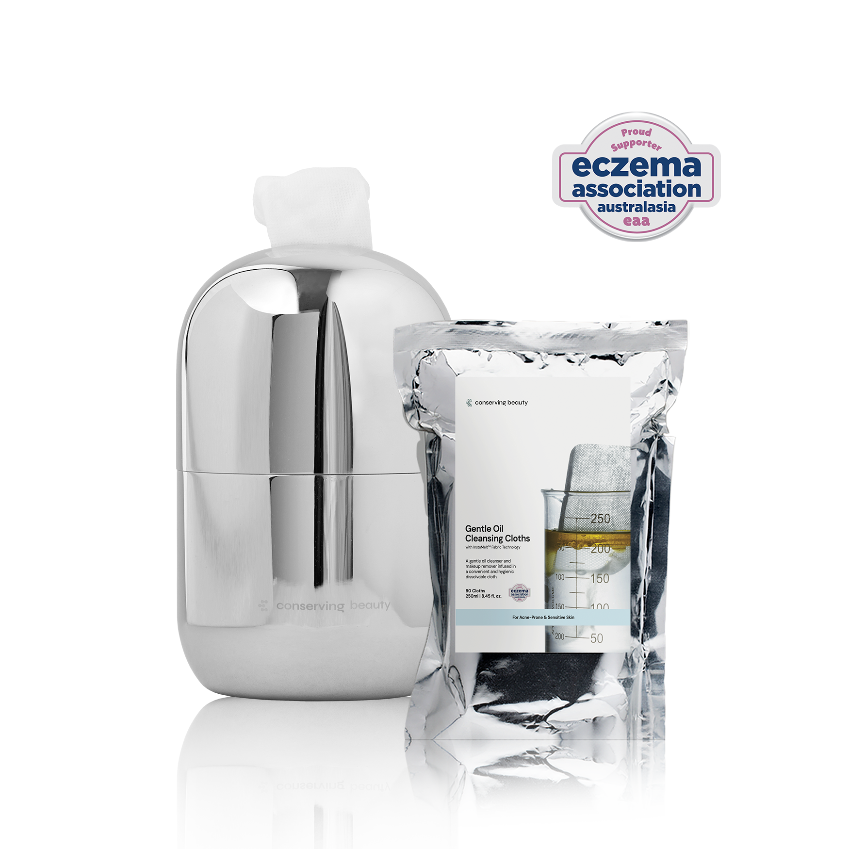 Gentle Oil Cleansing Cloths + Canister Set