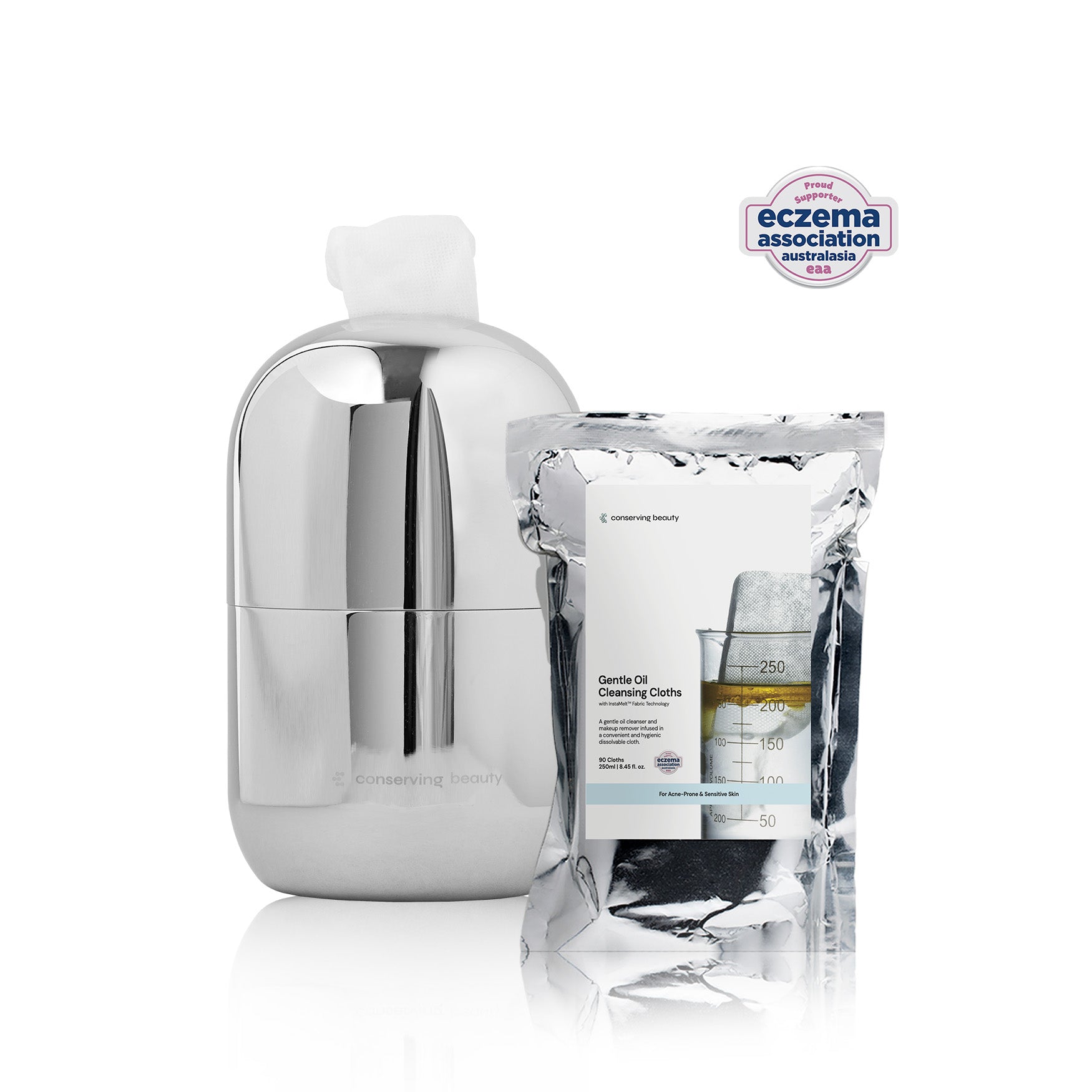 Gentle Oil Cleansing Cloths + Canister Set