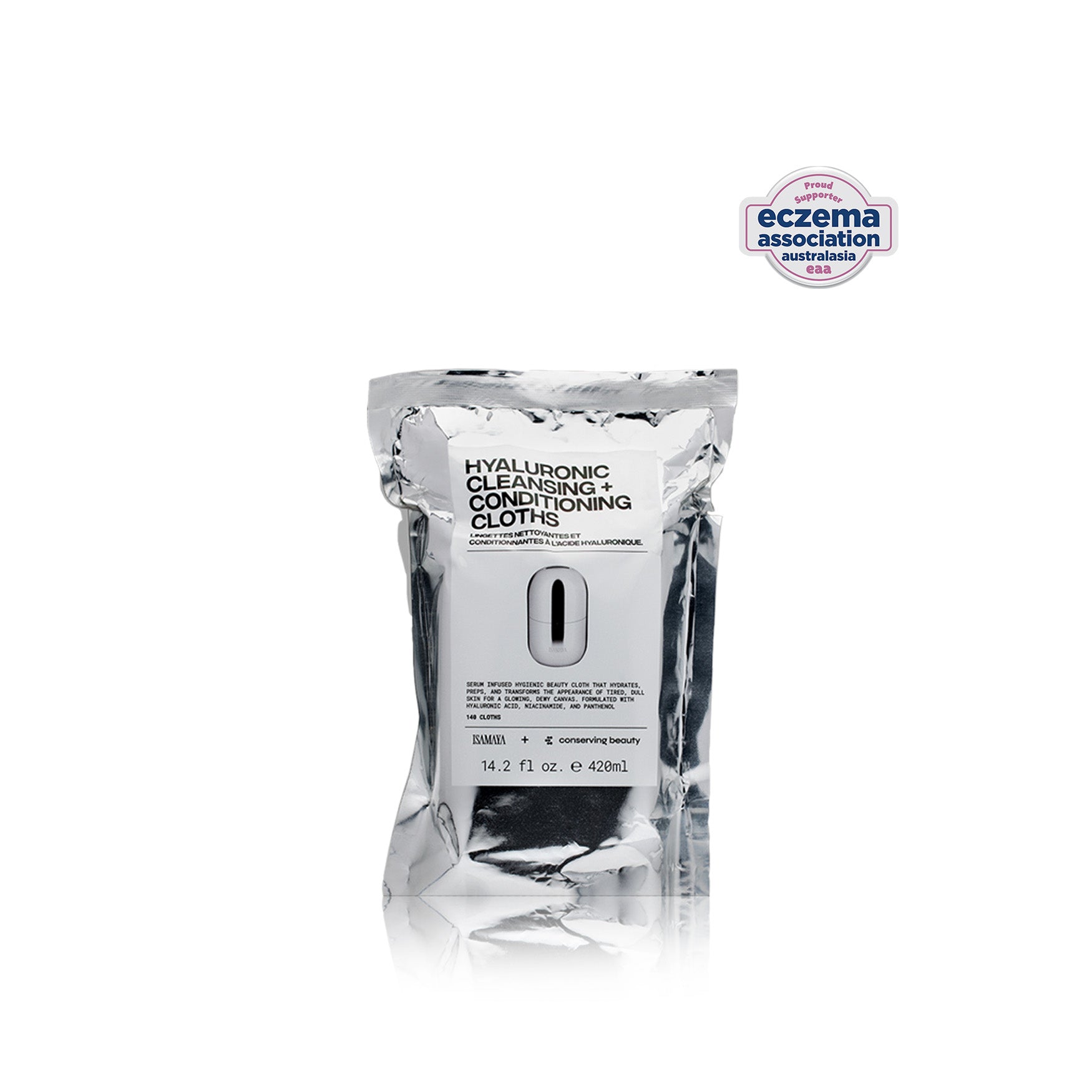 Hyaluronic Cleansing & Conditioning Cloths Refill Pouch